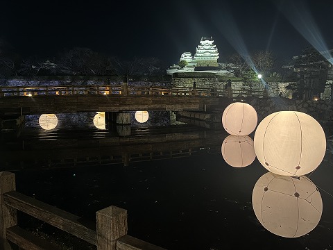 姫路城の鏡花水月