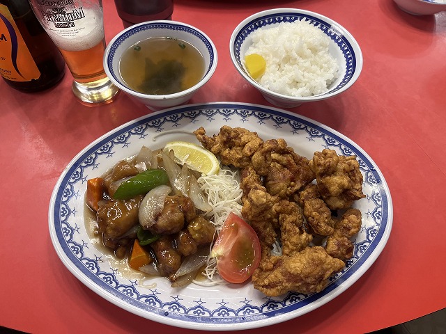 万里の日替わり定食