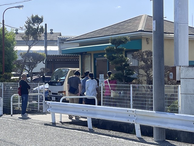 田口乳業の行列