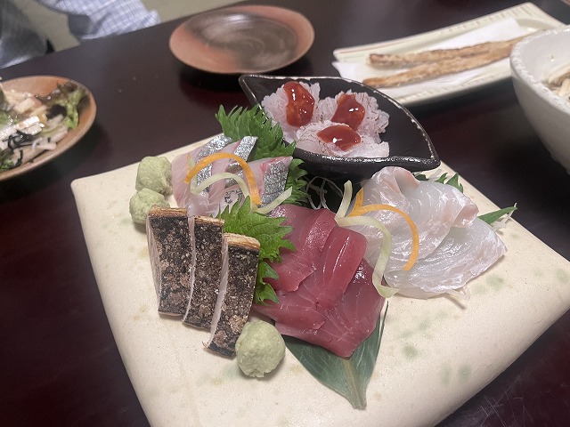 鱧のお刺身
