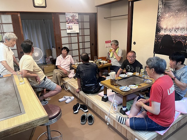 多津さんにてＯＢ会