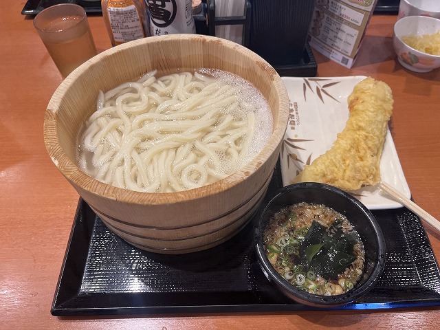 釜揚げ特とあなごの天ぷら