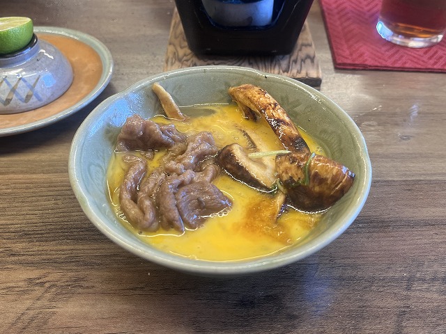 和牛とまつたけ