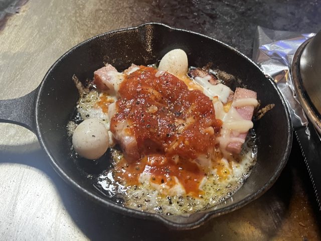 うずらベーコンチーズ焼き