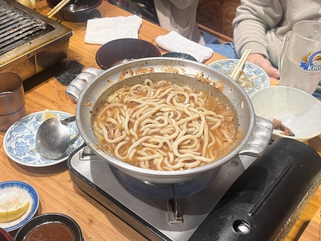 締めのうどん