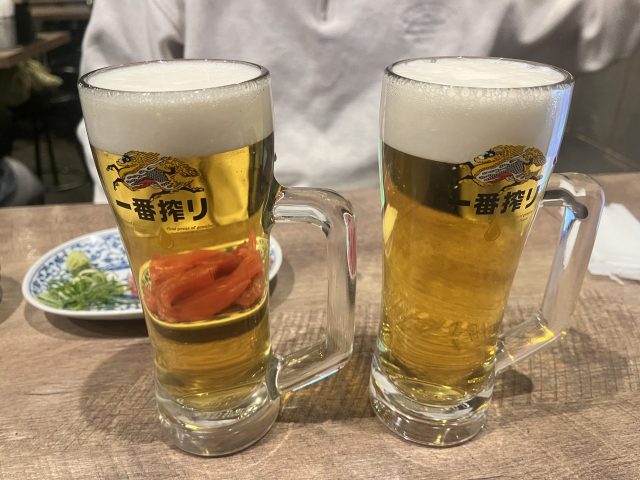 子どもとさし飲み